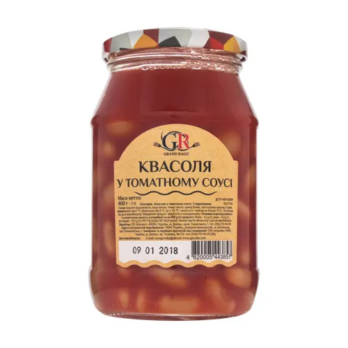 Квасоля у томатному соусі Grand Ragu 460г
