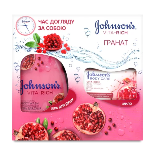 Дитячий Набір Johnson's Vita Rich Гранат, в/ґ, 200 мл