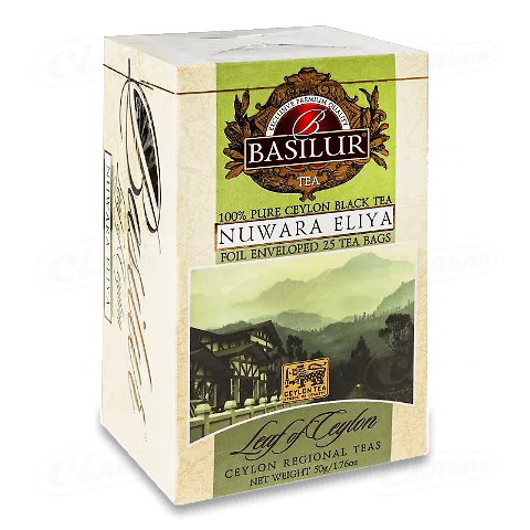 Чай чорний Basilur Nuwara Eliya цейлонський В*, 25*2г/уп