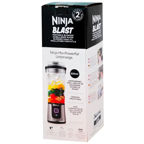 Блендер Ninja Blast BC151EUBK акумуляторний портативний чорний