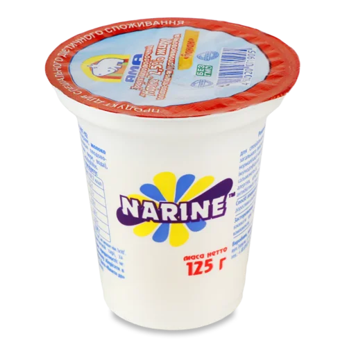 Кисломолочний Продукт З Плодово-Ягідним Наповнювачем Банан Наріне, 2.5% Ама ст, 125г