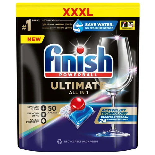 Таблетки для посудомийних машин Finish Ultimate All in One 50шт