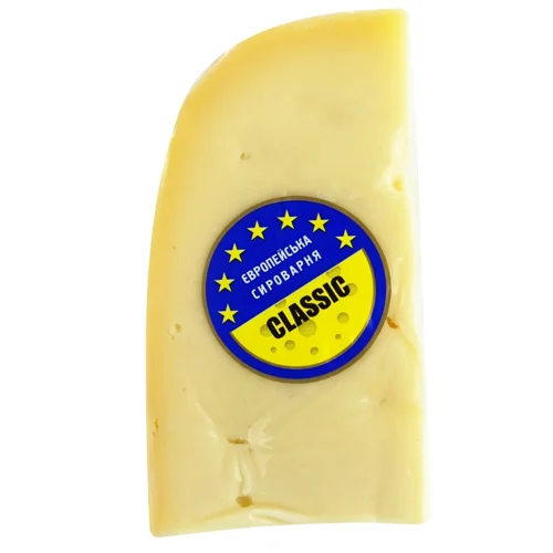 Сир Європейська сироварня Гауда Classic 55% ваговий