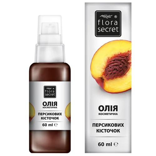 Олія Flora Secret персикових кісточок 60мл