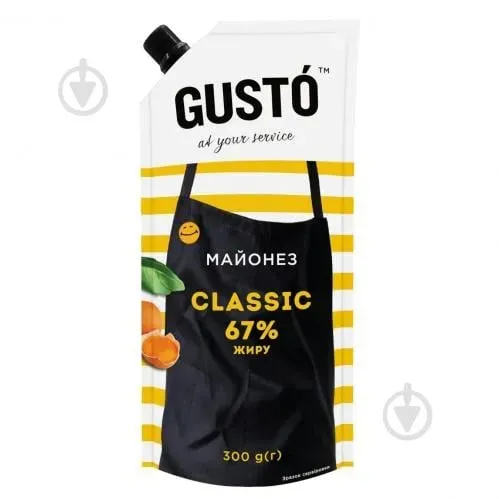 Майонез Столовий 67% ТМ GUSTO