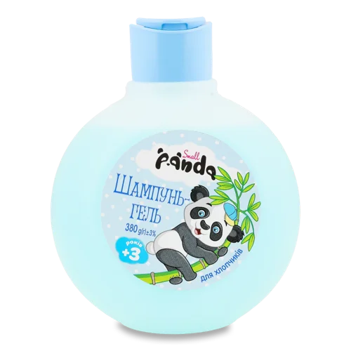Шампунь-гель для хлопчиків, 380г, Small Panda, в/ґ