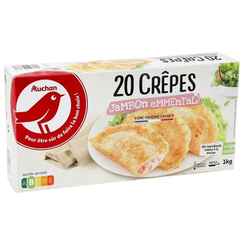 Млинці Ашан з шинкою та сиром 1кг