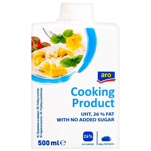 Замінник вершків Aro рослинний 26% 500мл