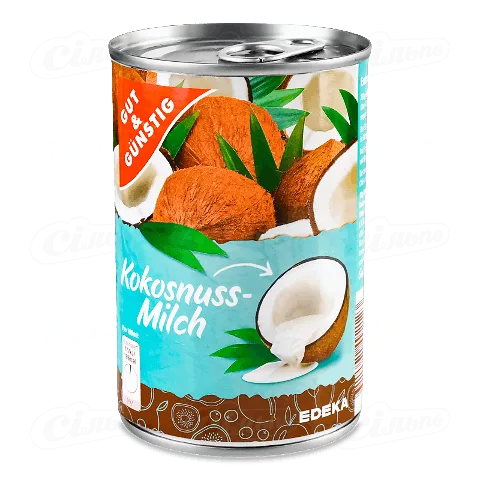 Молоко кокосове Gut&Gunstig, 400мл
