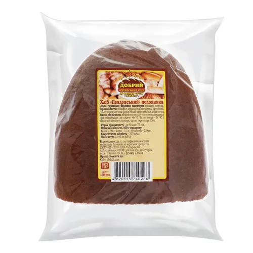 Хліб Павловський Добрий м/у 0.34кг