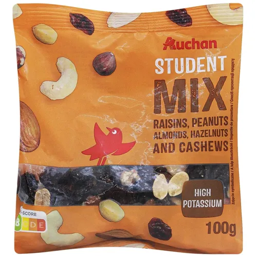 Мікс горіхів Ашан Студентський 100г