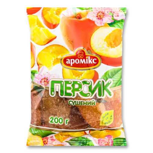 Сушений Персик Аромікс, вищого ґатунку, м/у 200г