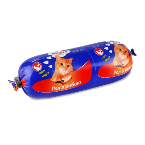 Корм Для Котів Рол З Рибою Мурзікофф В/ґ 120г