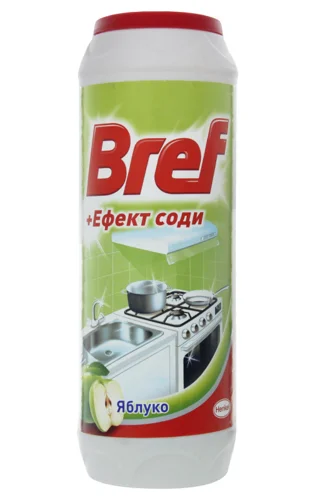 Порошок Для Чищення Яблуко Ефект Соди Bref, В/ґ, 500г