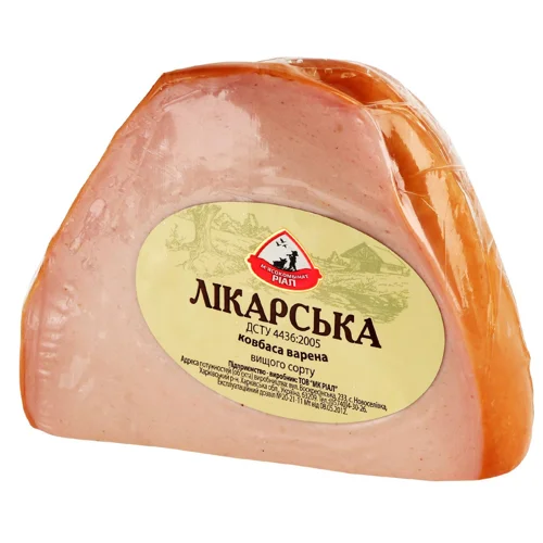 Ковбаса МК Ріал Лікарська варена вищого гатунку