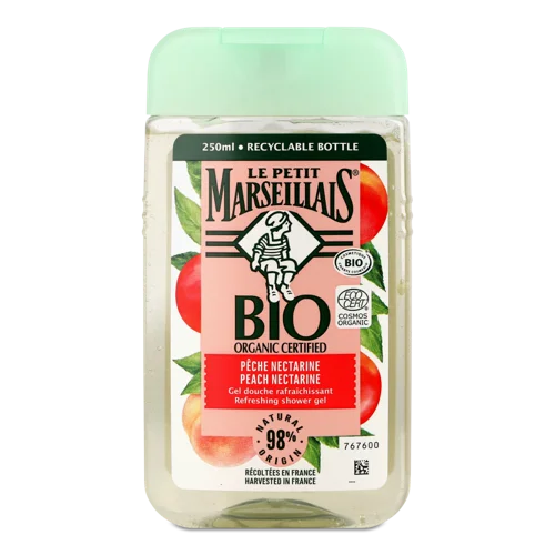Гель для Душу Peach Nectarine Bio Le Petit Marseillais, 250 мл