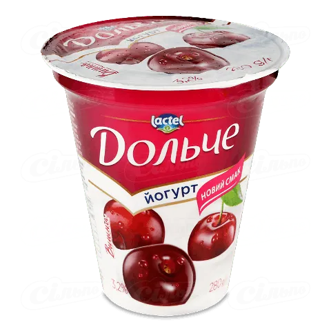 Йогурт Дольче вишня 3,2%, 280г