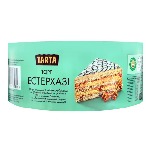 Торт повітряно-горіховий Естерхазі Tarta 500г