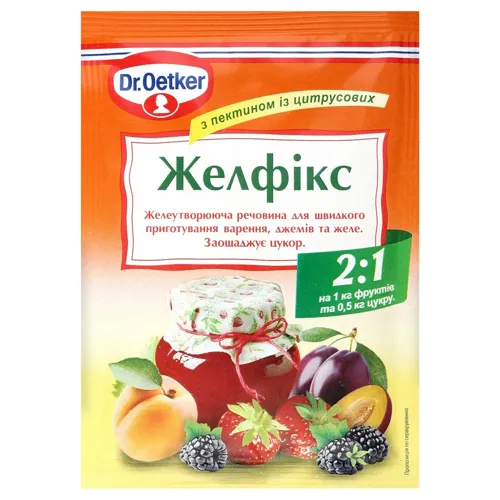 Речовина для желеутворення Dr. Oetker Желфикс 2:1 25г
