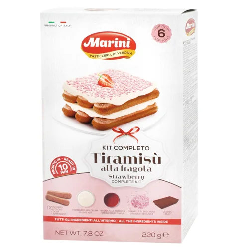 Набір для приготування печива Marini Тірамісу полуничне 220г