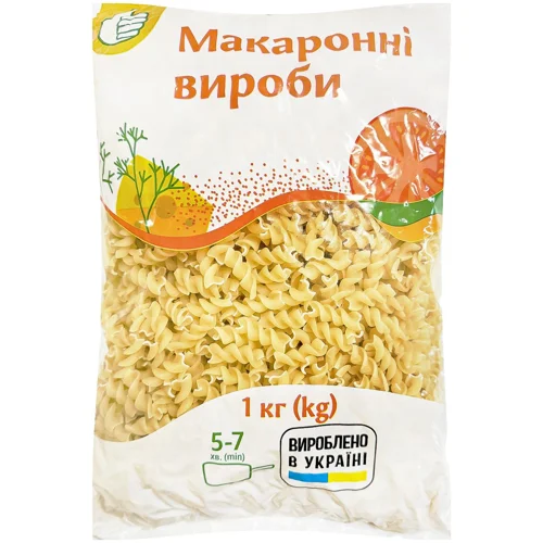Макаронні вироби Auchan спіральки 1кг