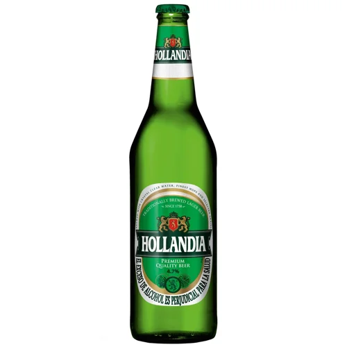 Пиво Hollandia світле 5% 0,65л