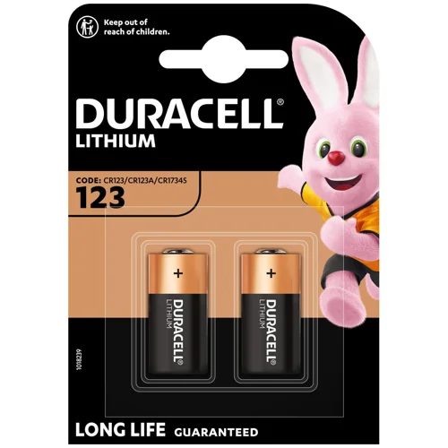 Батарейки Duracell літієві DL123 2шт