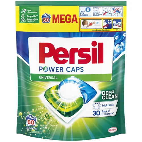 Капсули для прання Persil Deep Clean Universal для білих та світлих речей 14г*60шт