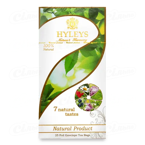 Чай Hyleys Сім натуральних смаків Асорті фольга, 25*1,5г