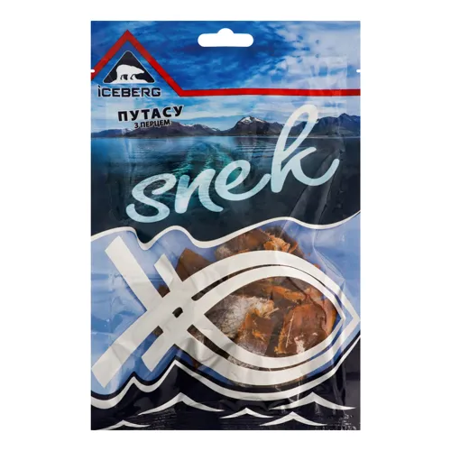 Путасу солоно-сушена з перцем соломка Snek Iceberg м/у 35г