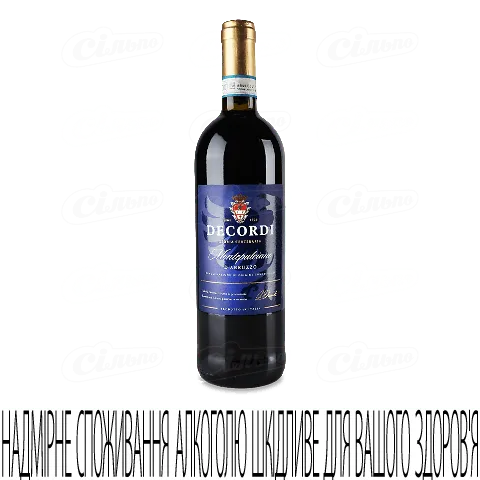 Вино Decordi Montepulciano D'Abruzzo червоне сухе, 0,75л