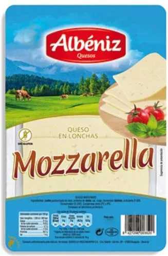 Сир Моцарелла 45% 70гр слайс ТМ "Albeniz"