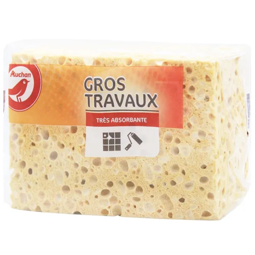 Губка кухонна Auchan для очищення складних забруднень