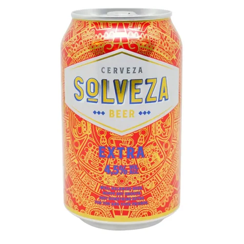 Пиво Solveza Extra світле 4,5% 0,33л