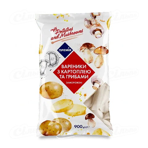 Вареники «Премія»® з картоплею та грибами, 900г