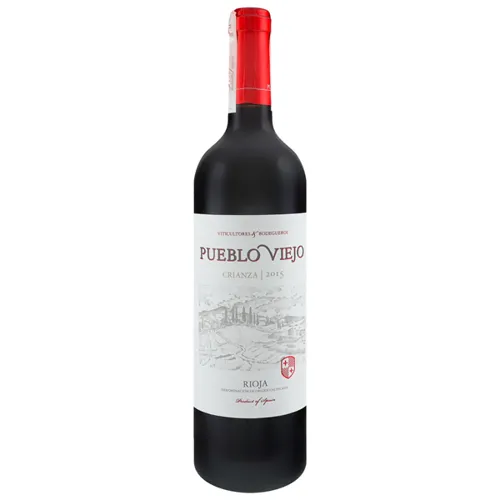 Вино Pueblo Viejo Rioja Crianza червоне сухе 14% 075л
