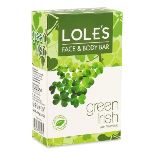 Мило тверде Lole's Green Irish для обличчя і тіла