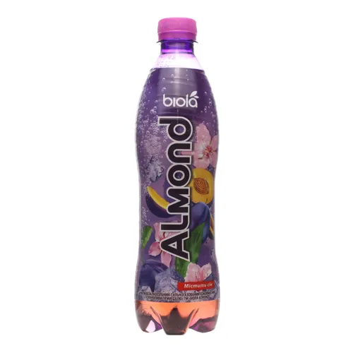 Напій безалкогольний сильногазований соковмісний Almond Biola 0.5л
