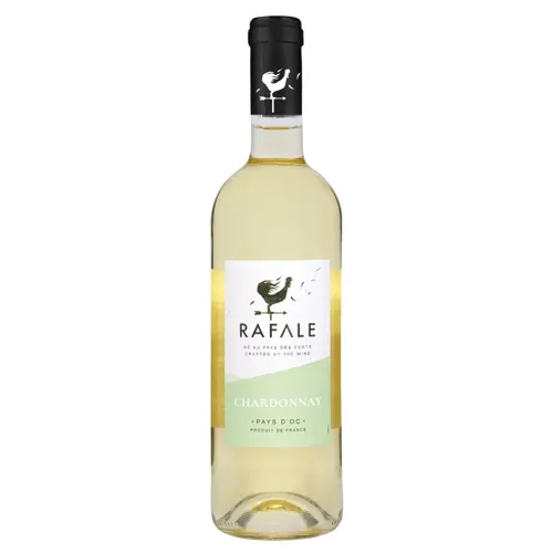 Вино Rafale Chardonnay Pays d'Oc IGP біле напівсолодке 12% 0,75л