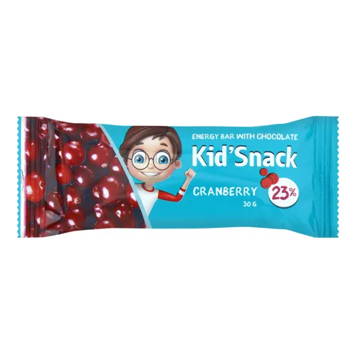 Батончик енергетичний журавлина Kid'Snack м/у 30г