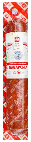 Ковбаса вищого сорту Баварська М'ясна Гільдія напівкопчена варена 450г