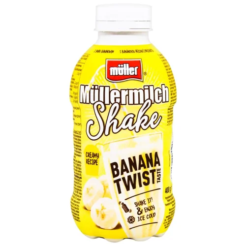 Напій молочний Muller Shake Банан 3,5% 400г