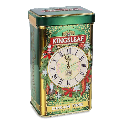 Чай зелений Kingsleaf Dream Time Emerald з залізній банці, 75г
