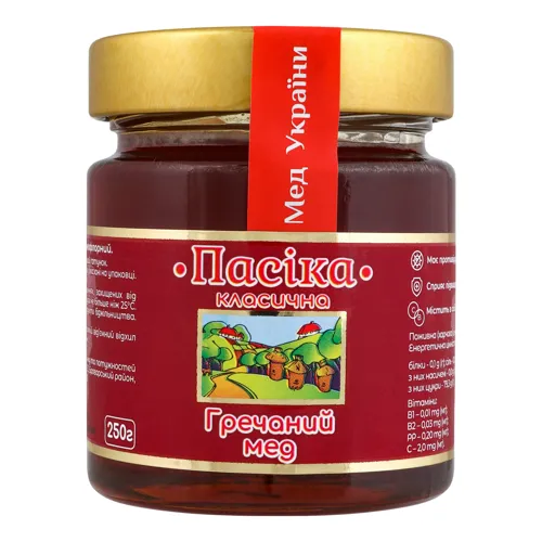 Мед Гречаний Класична Пасіка с/б 250г