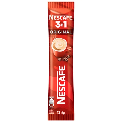 Напій кавовий NESCAFÉ® 3-в-1 Original розчинний у стіках 12г х 53шт