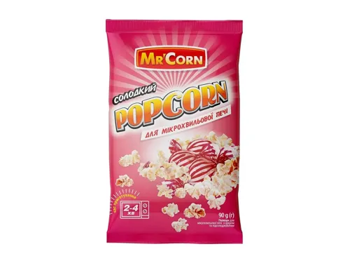 Попкорн Mc'Corn солодкий 90г