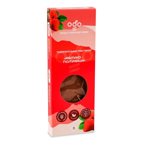 Пастила Ogo яблуко-полуниця,30г