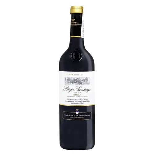 Вино Rioja Santiago Tempranillo Rioja червоне солодке 13,5% 0,75л