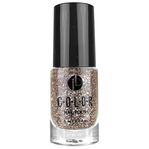 Лак для нігтів Jovial Luxe Color 023 6мл глітер золотий сніжний