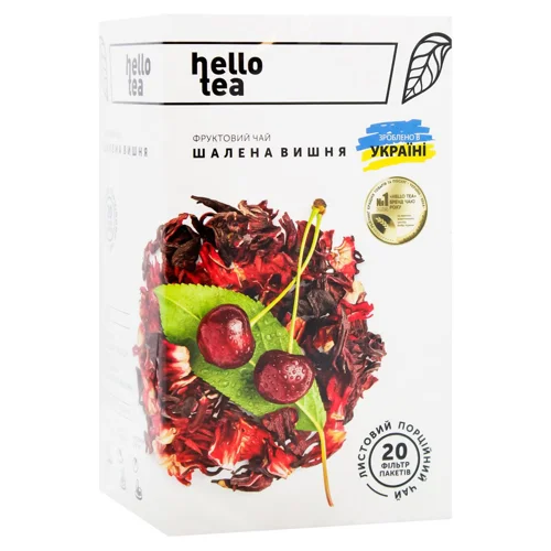 Чай фруктовий Hello Tea Вишня 20шт x 2.6 г